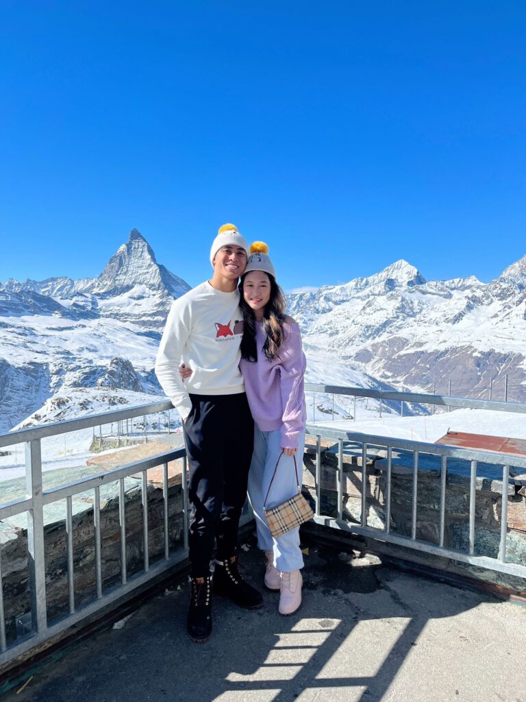 At the very top of Gornergrat